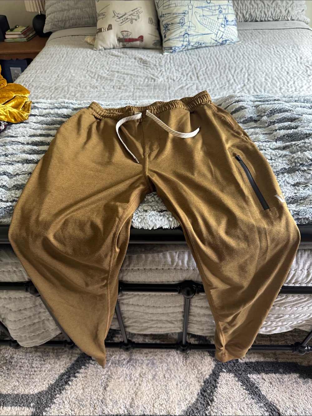 Vuori Golden Brown Drawstring Joggers